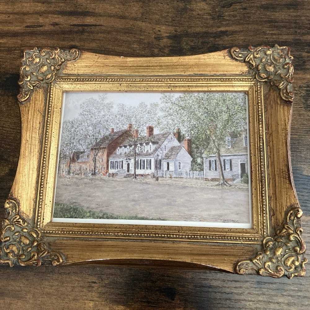 Caesar Monturano Williamsburg Virginia Framed Print Ornate